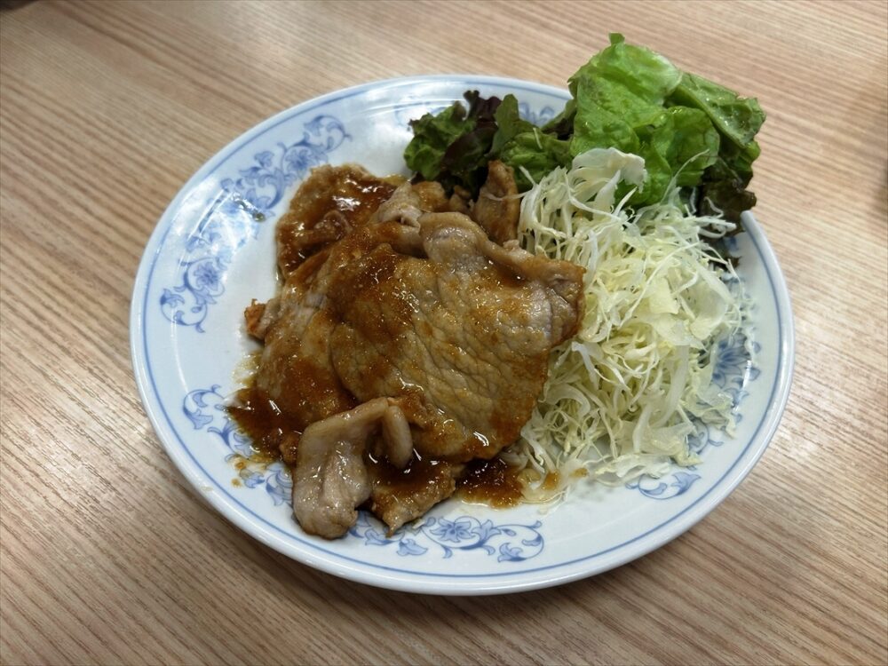 お手本のようなしょうが焼き！