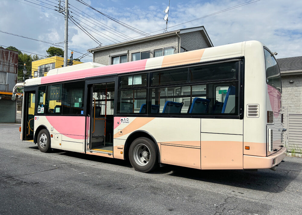 江戸崎駅で桜東バスに乗り換え