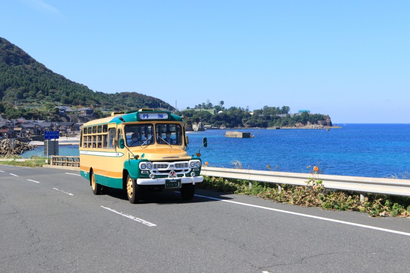 海沿いの丹海バス