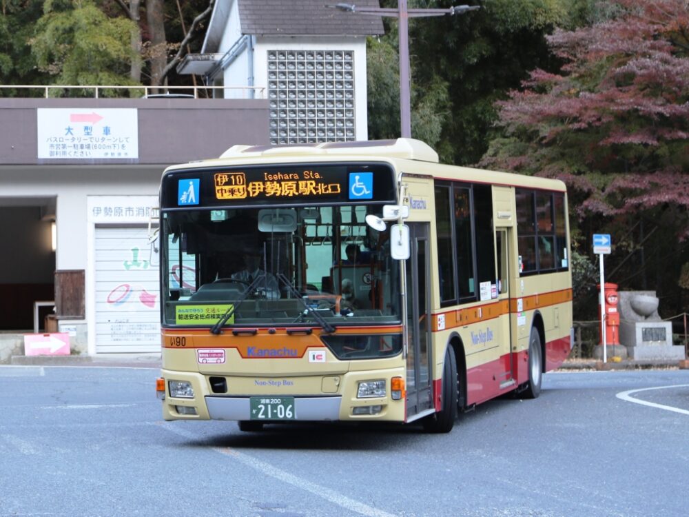 神奈中バスで大山ケーブルバス停まで乗車