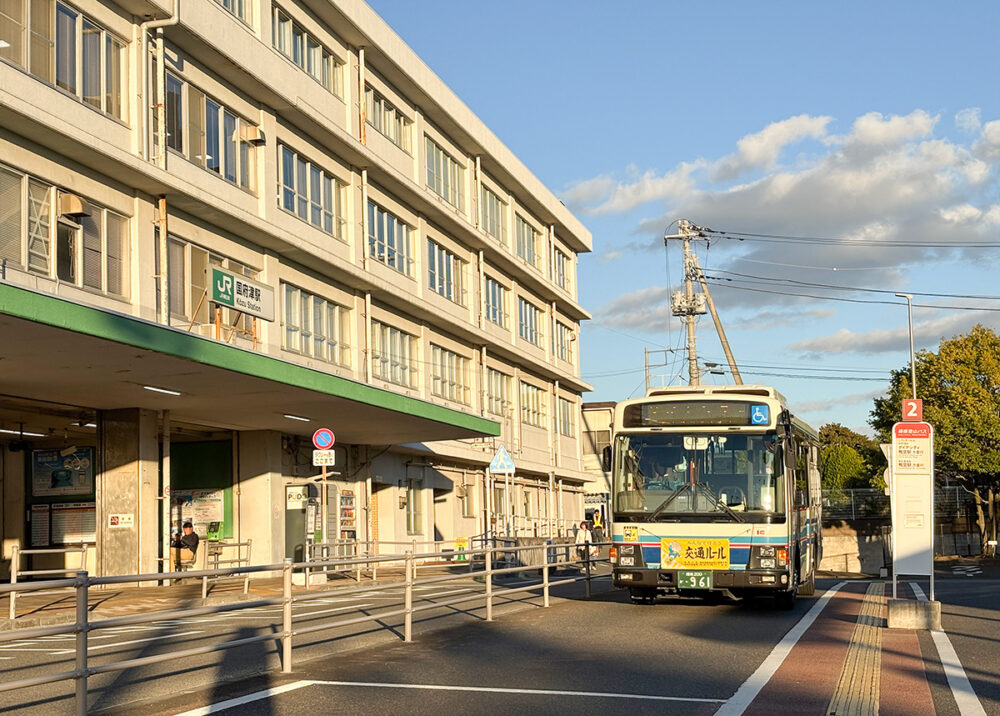 国府津駅まで来れば小田原行きのバスがある