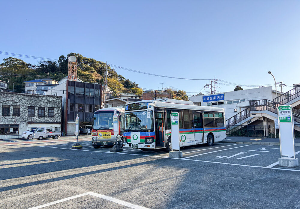 真鶴駅〜湯河原駅間の路線バスは比較的潤沢