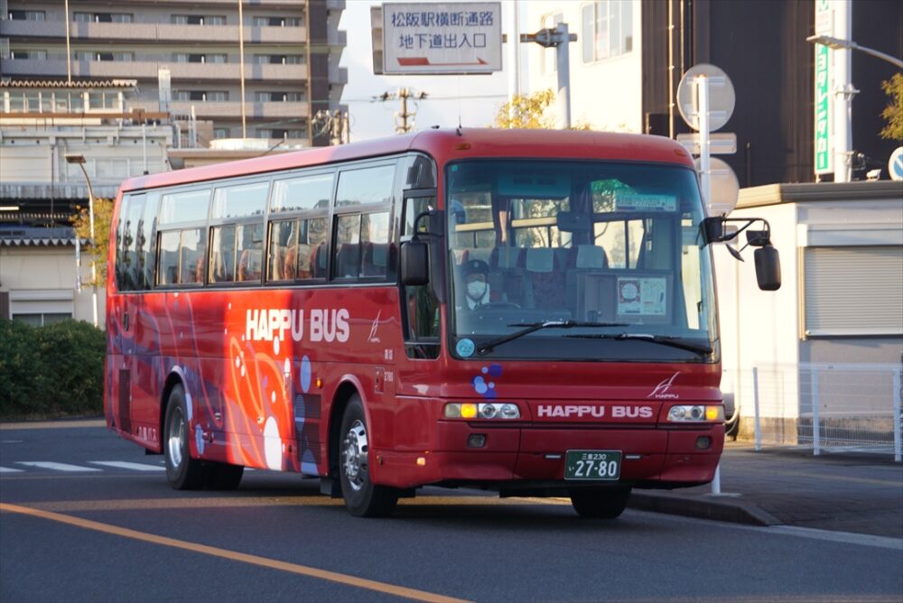 八風バスのエアロバス