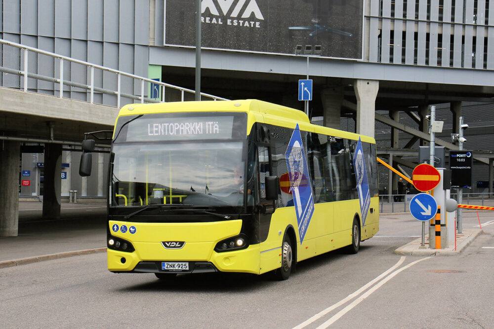 VDL・シテアは空港内の駐車場シャトルバスで使われていた