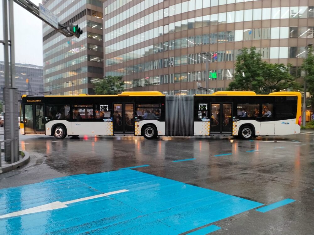 Fukuoka BRTの連節車