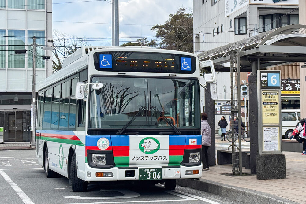 伊豆箱根バスを使って沼津駅へ繋げる算段