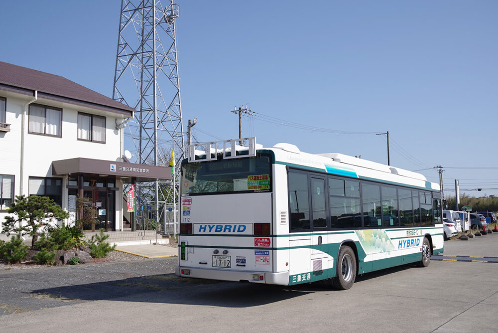 車庫のある三交南紀が熊野市側の始発／終点だった