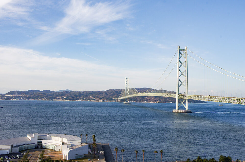 瀬戸内海に面した兵庫県の南側