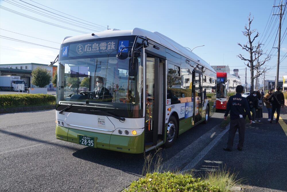 広電のEV試乗車