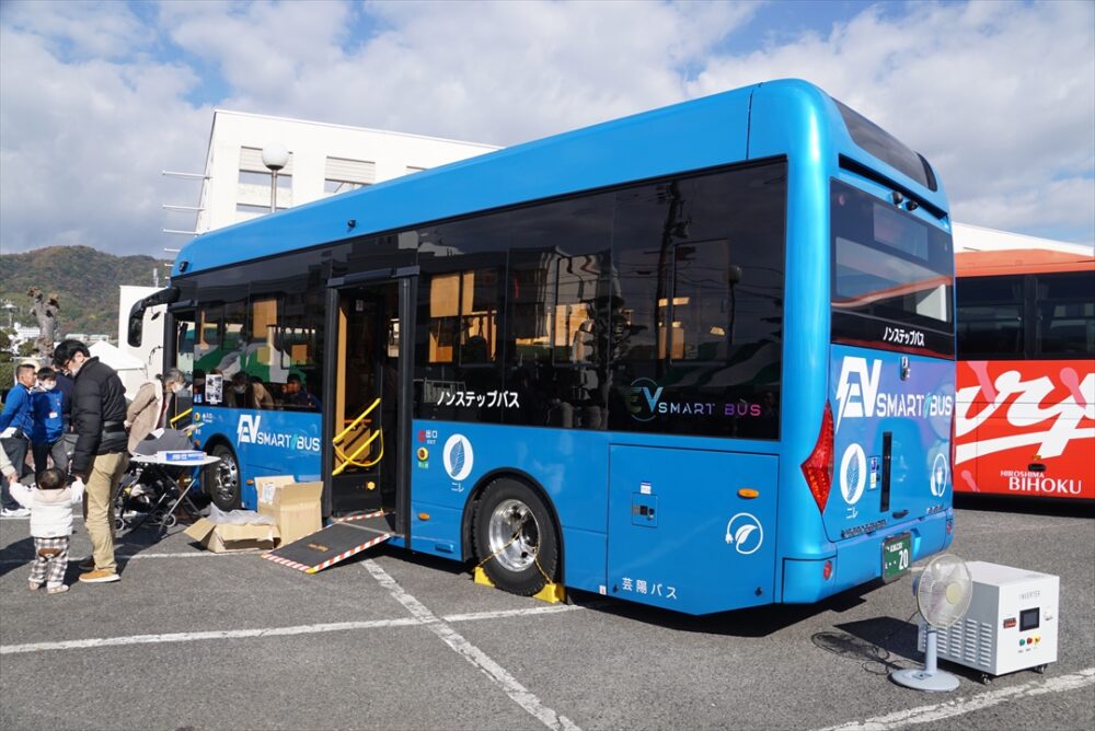 芸陽バスのEV車はオノエンスター製