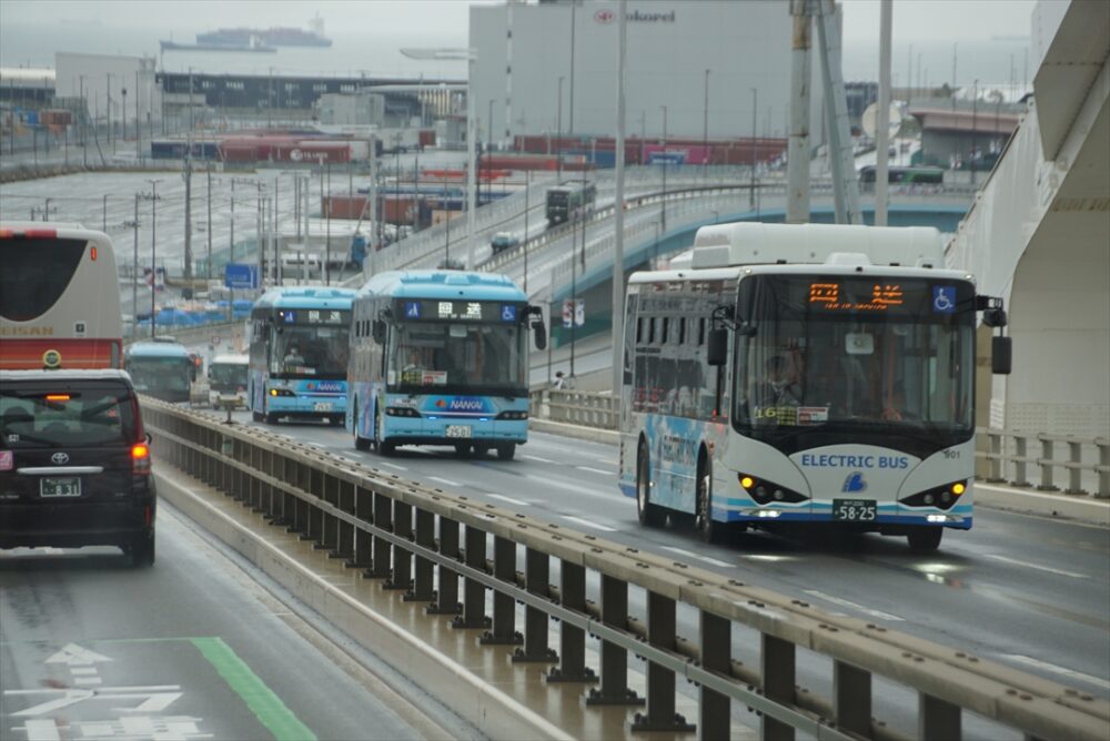 EV車の車列が見えるかも？