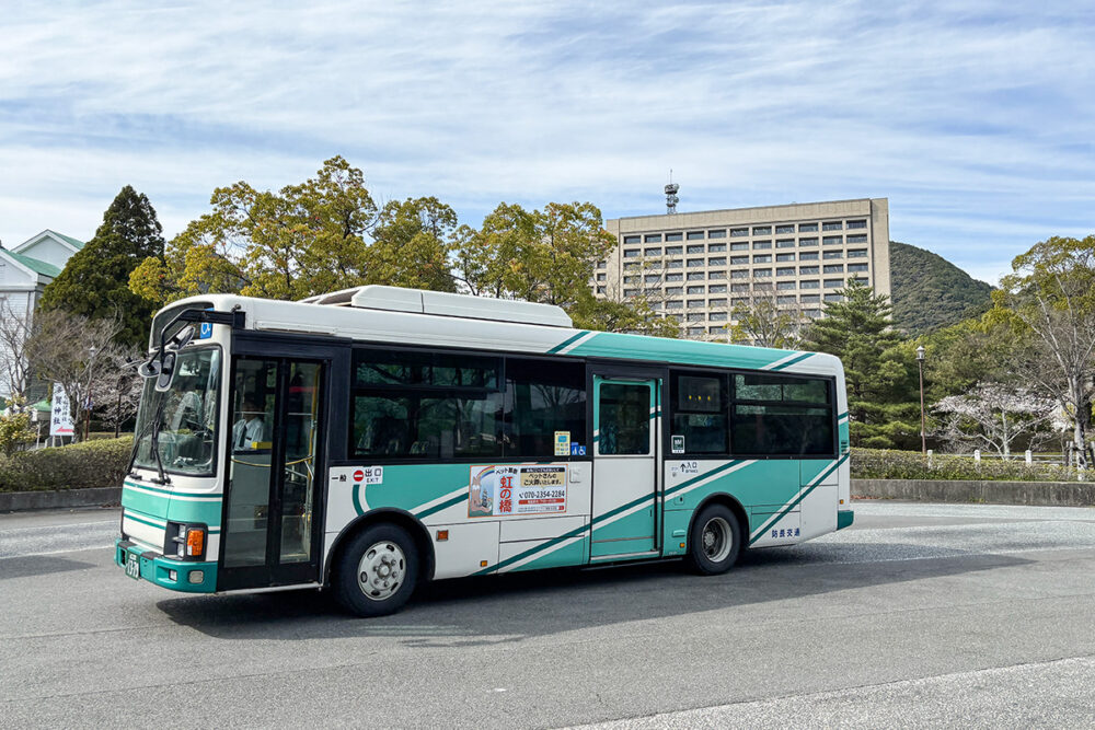 県庁前発が本行程で利用する最後のバス