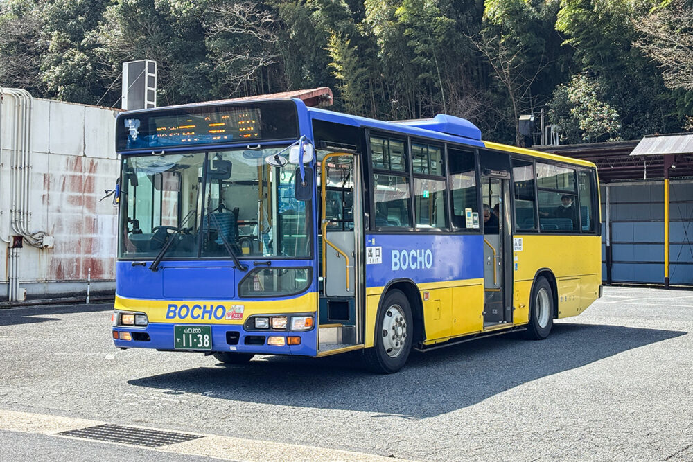 近鉄バスからやってきた、防長バス（山口県）のBRC。2025年撮影