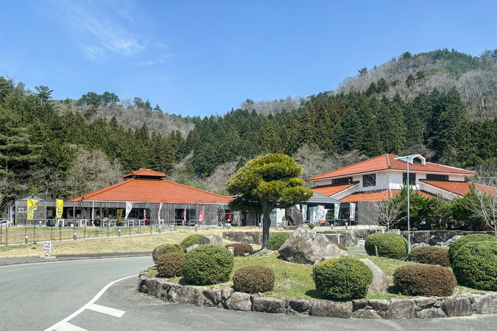 山口県にある道の駅の一つ、願成就温泉