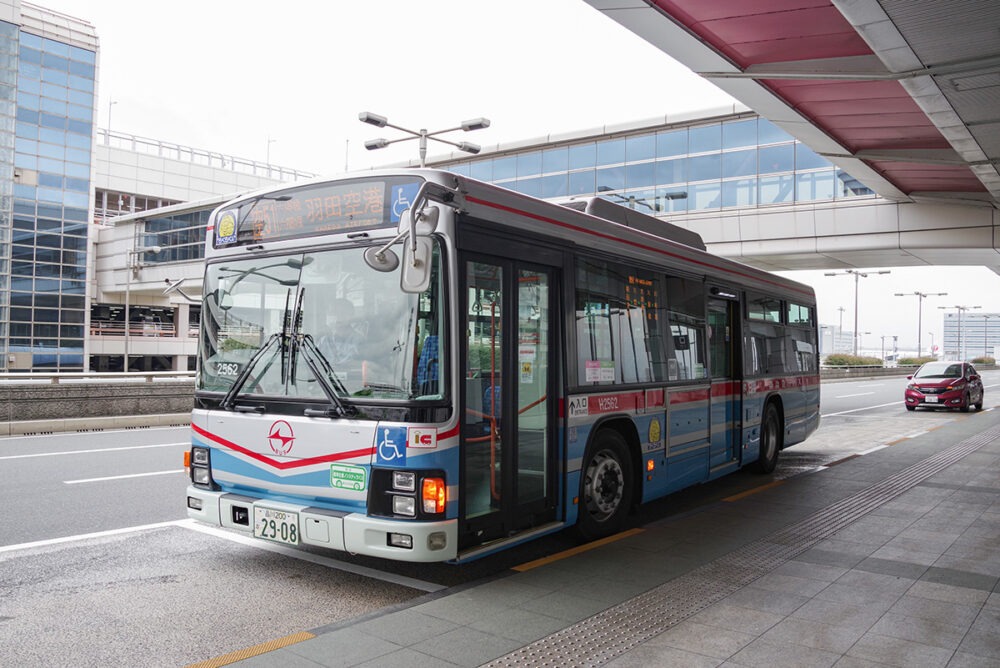 羽田空港ターミナルに到着!