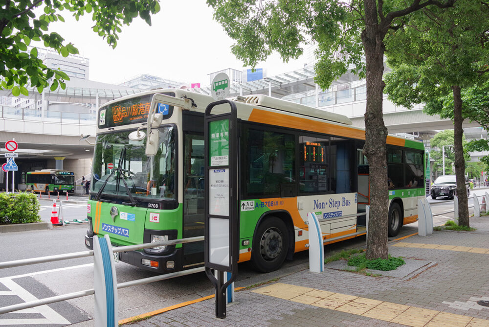 品川駅港南口に到着!