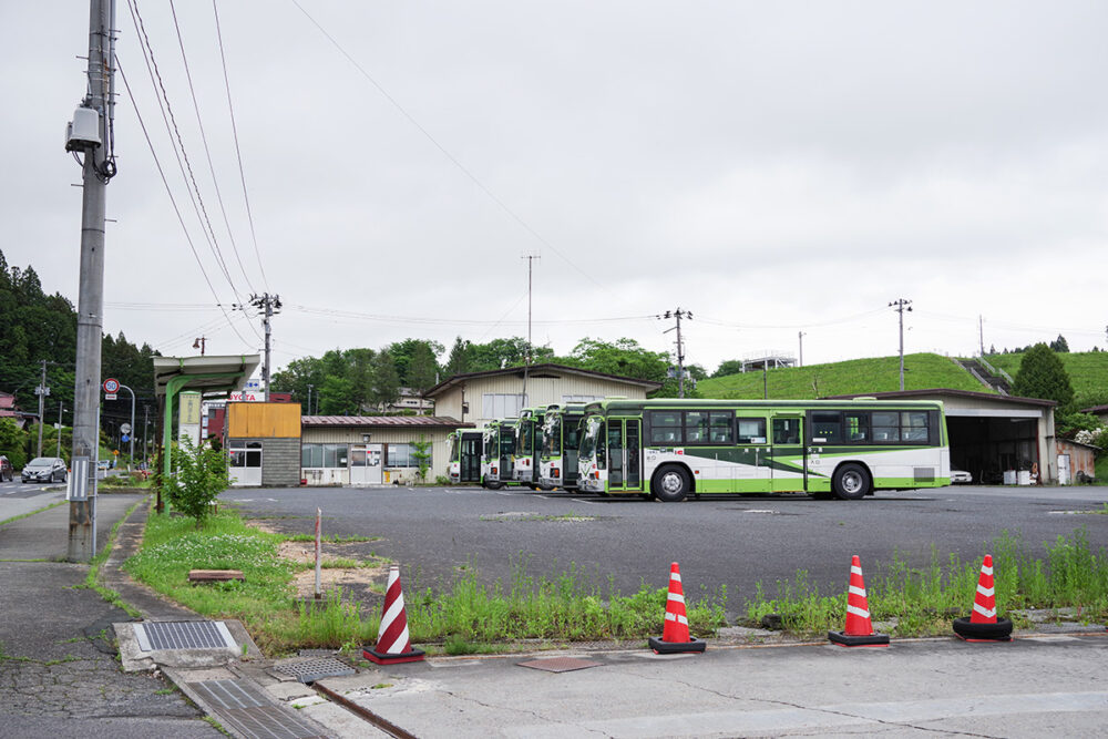 駅から少し離れたところにあるのが千厩バスターミナル
