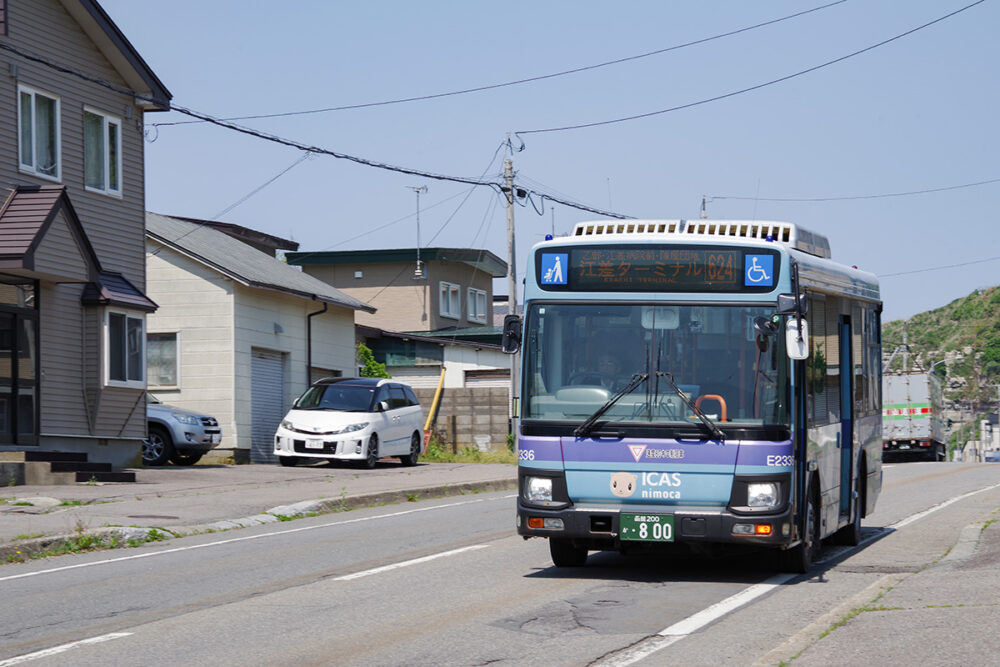 624系統は江差のさらに奥を目指す路線