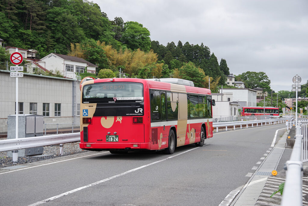 盛方面への大船渡線BRTにも乗り継ぎ可能