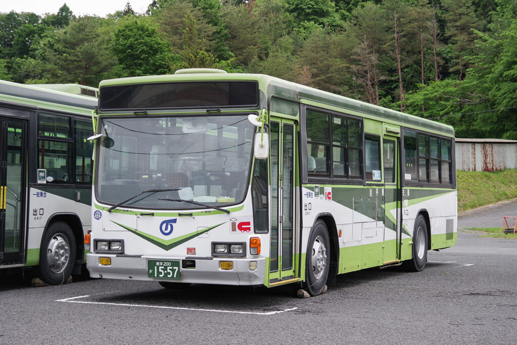 岩手県交通のいすゞキュービック。国際興業から来た1台