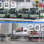 新旧のメリハリが超強烈!!　青森駅前バスウォッチ……比べてみた2009年vs2025年