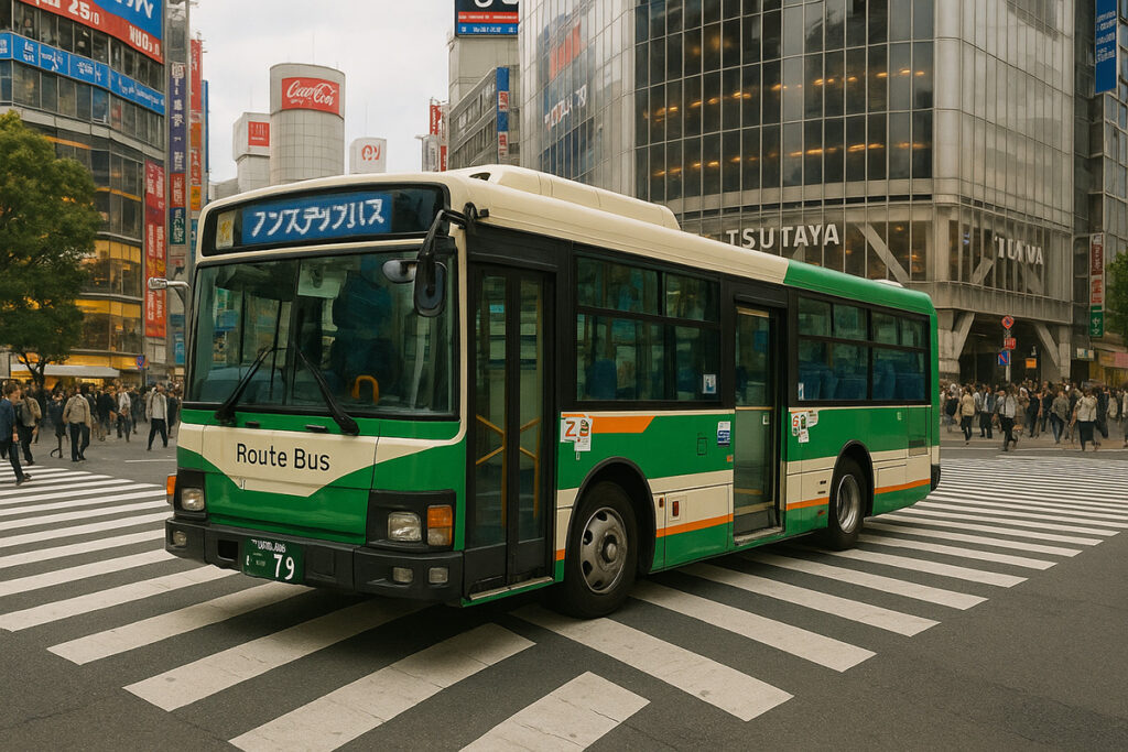 グチャグチャ交差点をダイナミックに走り抜ける