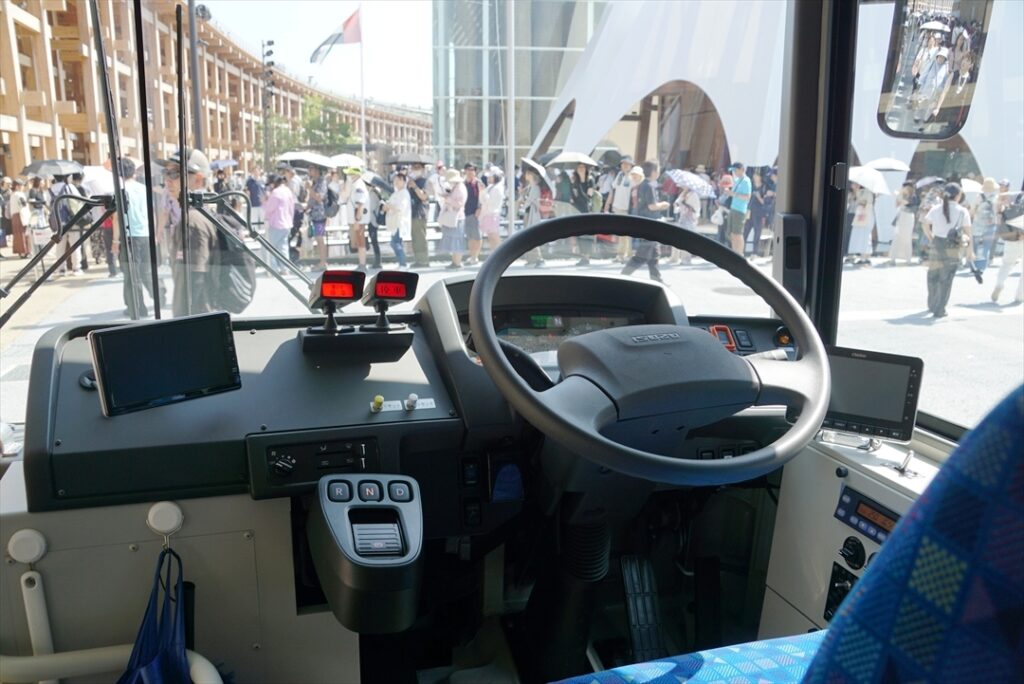 EV車はディーゼル車よりも運転席はすっきりした印象？