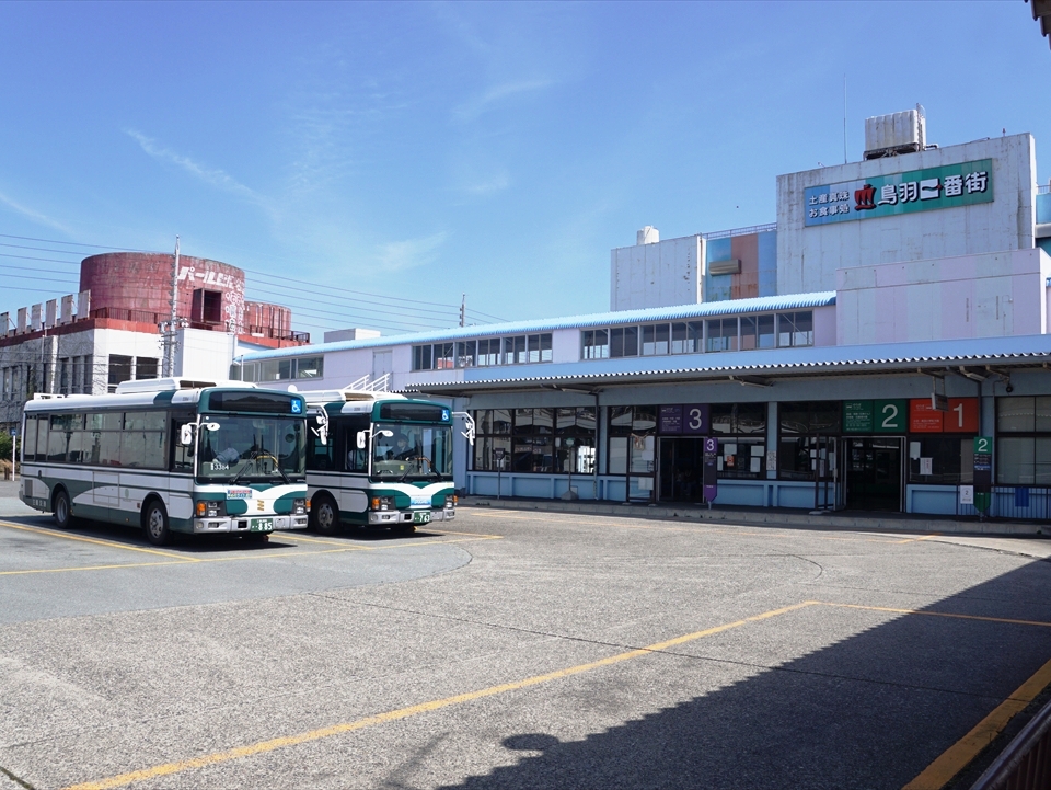 鳥羽駅向かいの鳥羽バスセンターから乗車
