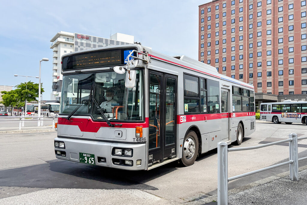 恵山御崎行き91A系統に乗車