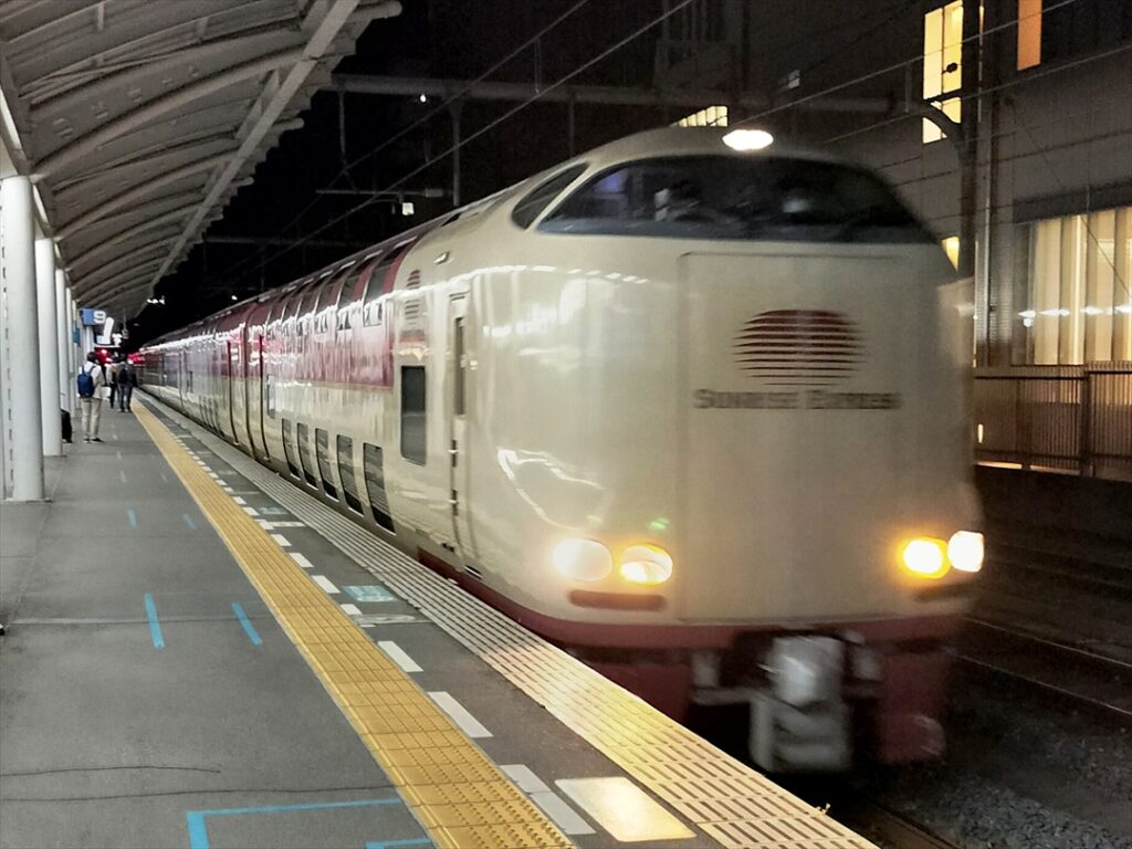 サンライズ瀬戸で寝たまま帰れたのが幸いした？