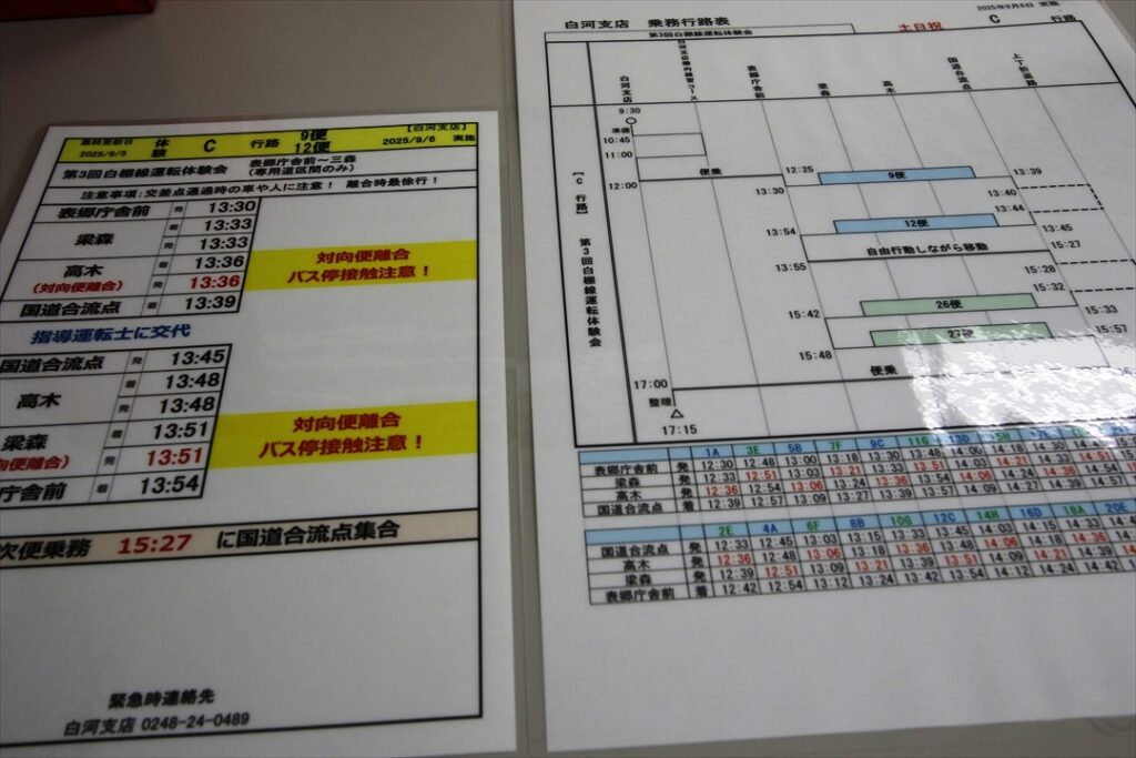 行路表と自分だけのスタフ
