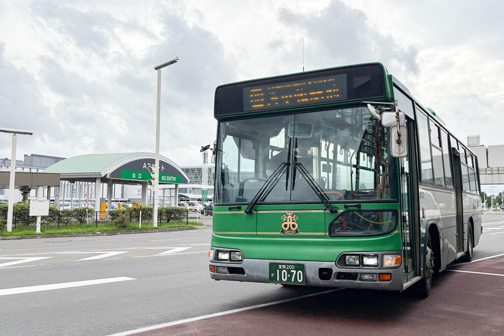 新千歳空港から道南バスで苫小牧駅に向かう