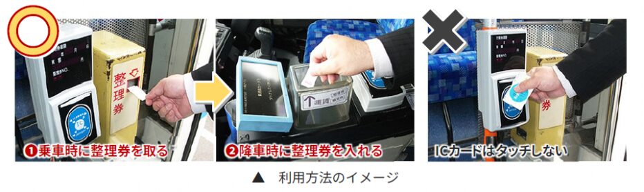 ICタッチすると戻ってきませんのでご注意を！