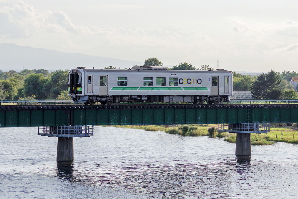 釧網本線の普通列車。2024年からH100形が専任で入るようになった