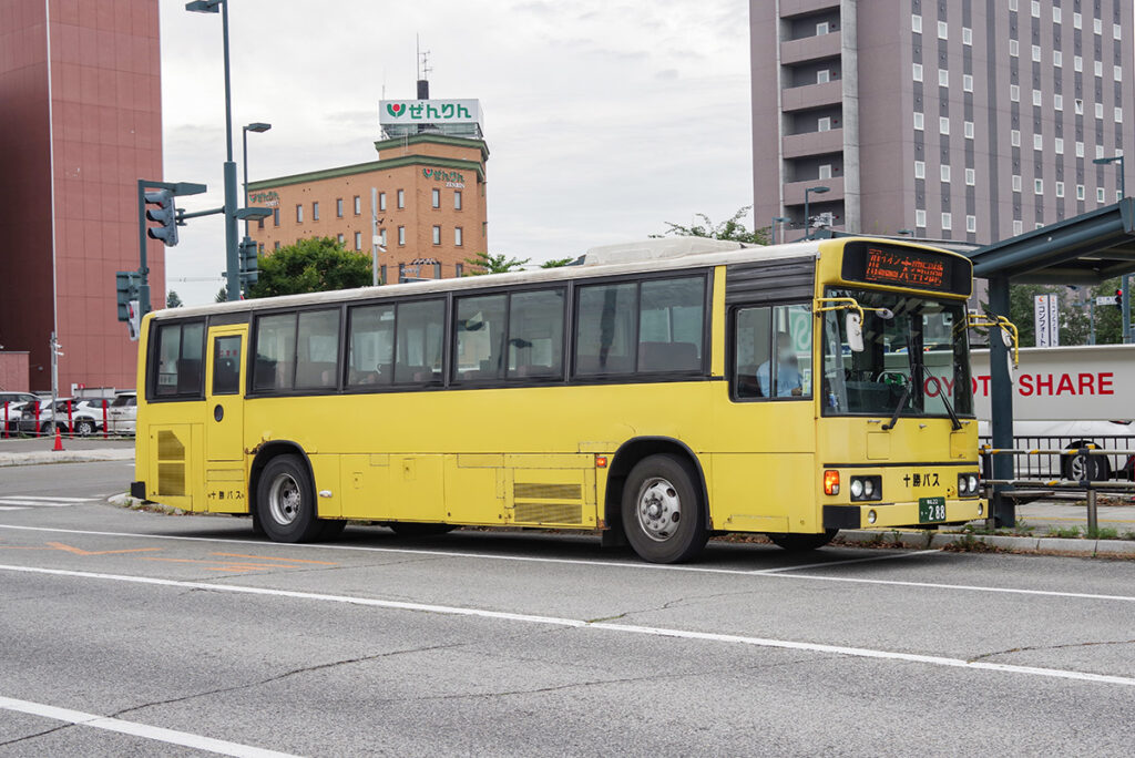 十勝バスが2025年9月現在で運用中だった1994年式日野ブルーリボン