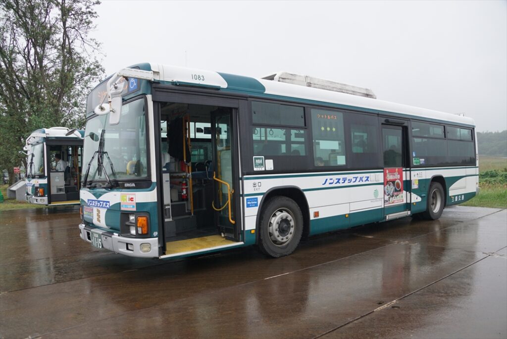 とりあえず2台の配車で順次出発する方式