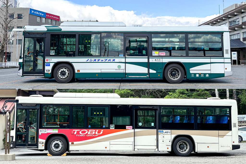 長さに種類がある大型路線バス……それによる設備面、装備面の違いはどうなんだ?