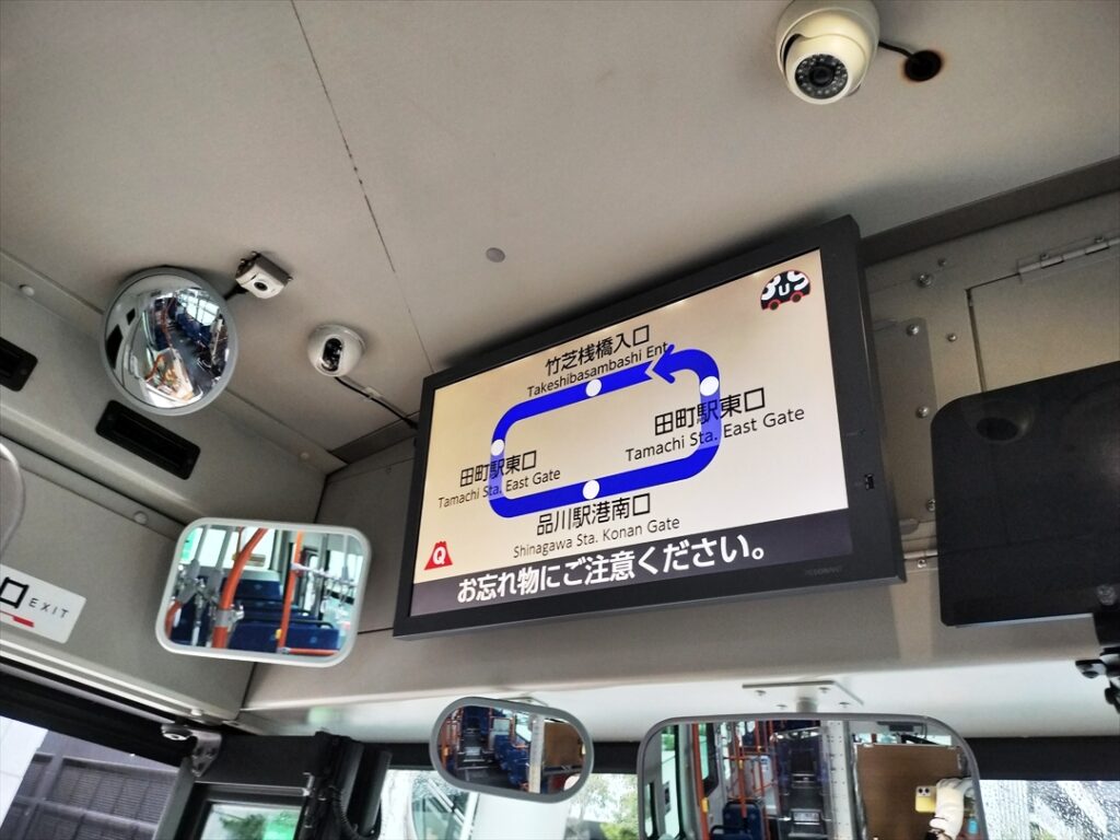 方向幕や車内LEDはラムコーダーに連動しているので間違いがないか確認するだけでよい