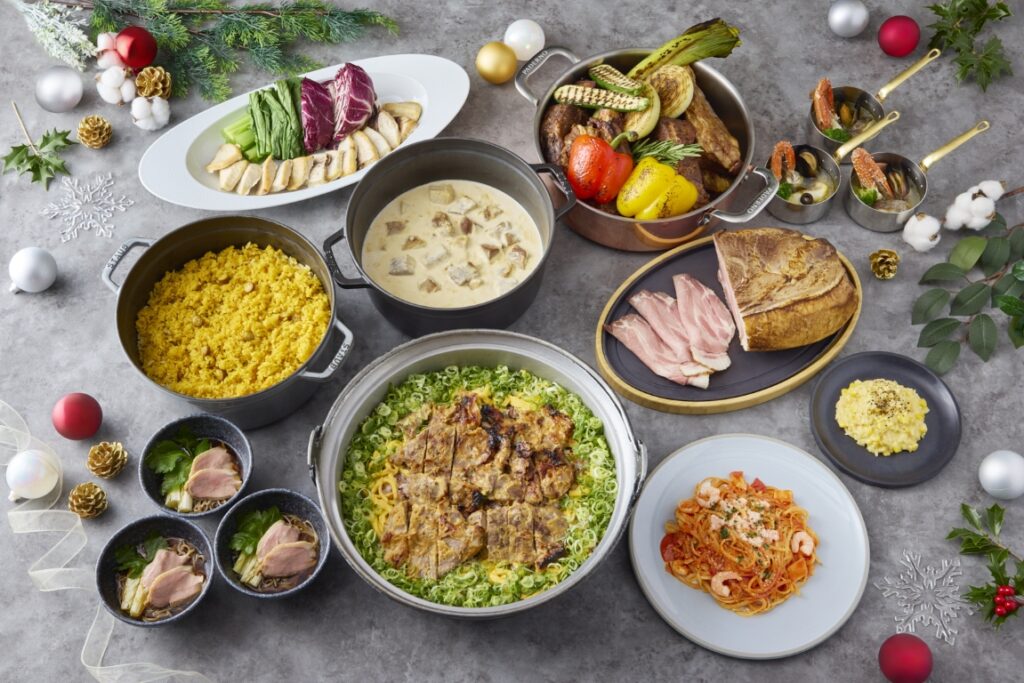 ヴィラフォンテーヌグランド羽田空港「オールデイダイニング グランドエール」（ブッフェの夕食）