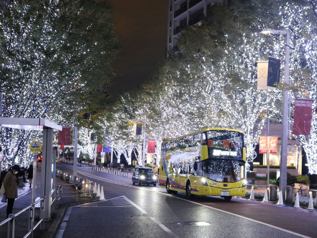 六本木・けやき坂（車窓）