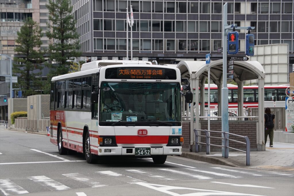 京阪バスのワンロマ車