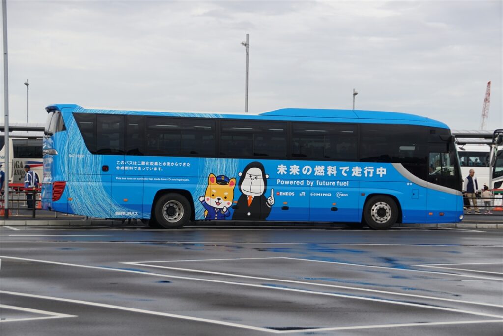 完全再生可能エネルギーで運行したバスも！