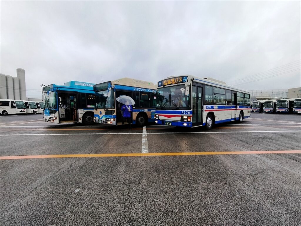 方向幕は一斉に変えられるので見ていて楽しい