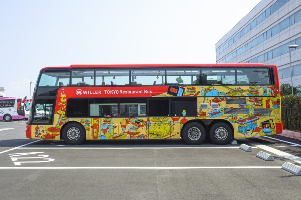 ウィラーが東京レストランバスで12月限定の『クリスマスプラン』を運行!!　エアロキングで冬の夜景を堪能しよう