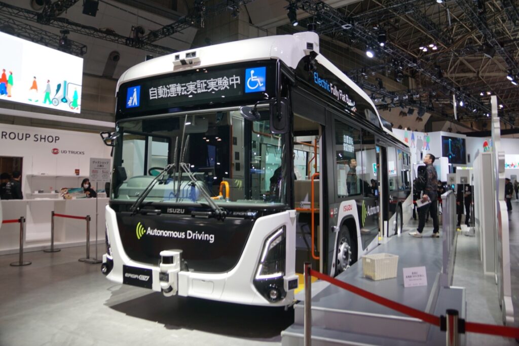 エルガEV自動運転車