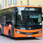 「いすゞ」のバスもバンバン走ってるぞ!!　イタリアの地方都市・パルマでバスウォッチ!!