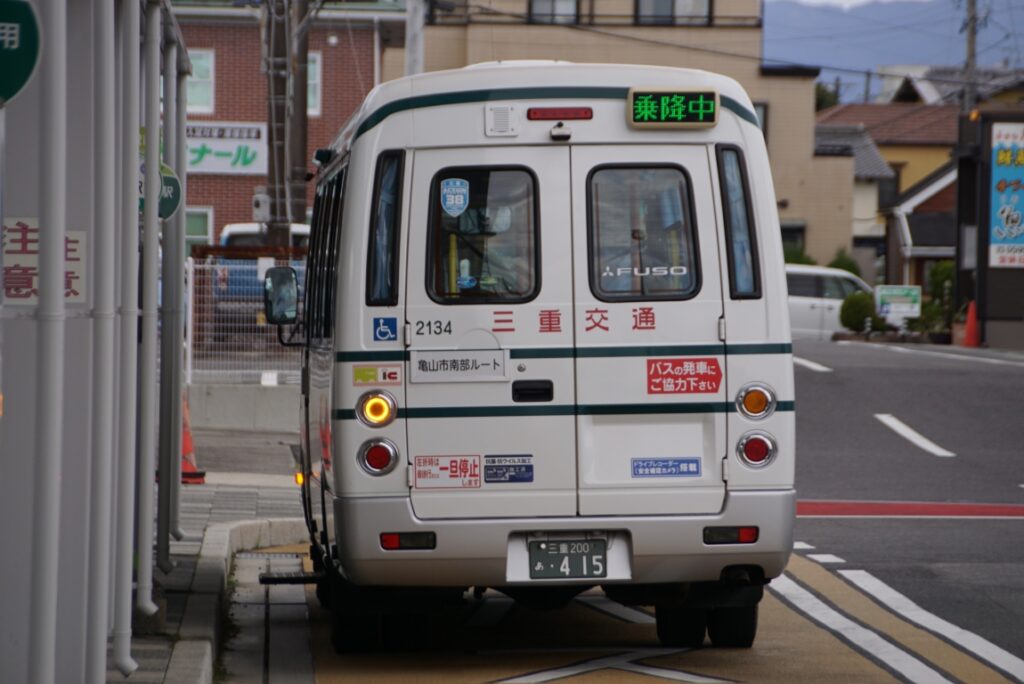 三重交通にはマイクロバス路線も多い