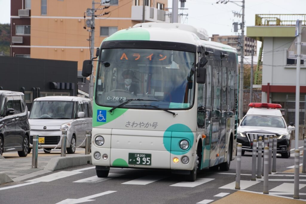 さわやか号は日野ポンチョで運行される