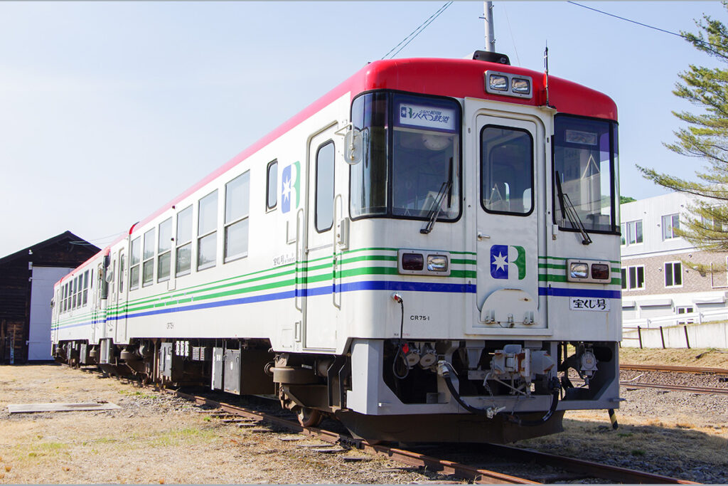 ふるさと銀河線で使われていたCR75形ディーゼルカー