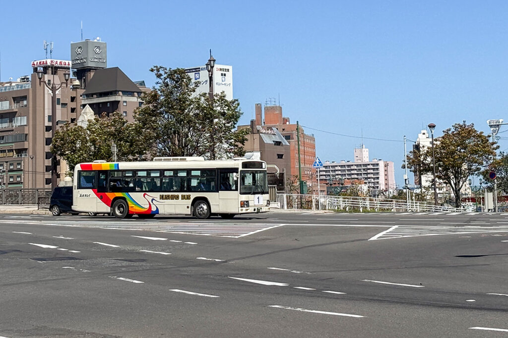 釧路市内の日頃の足を支える「くしろバス」
